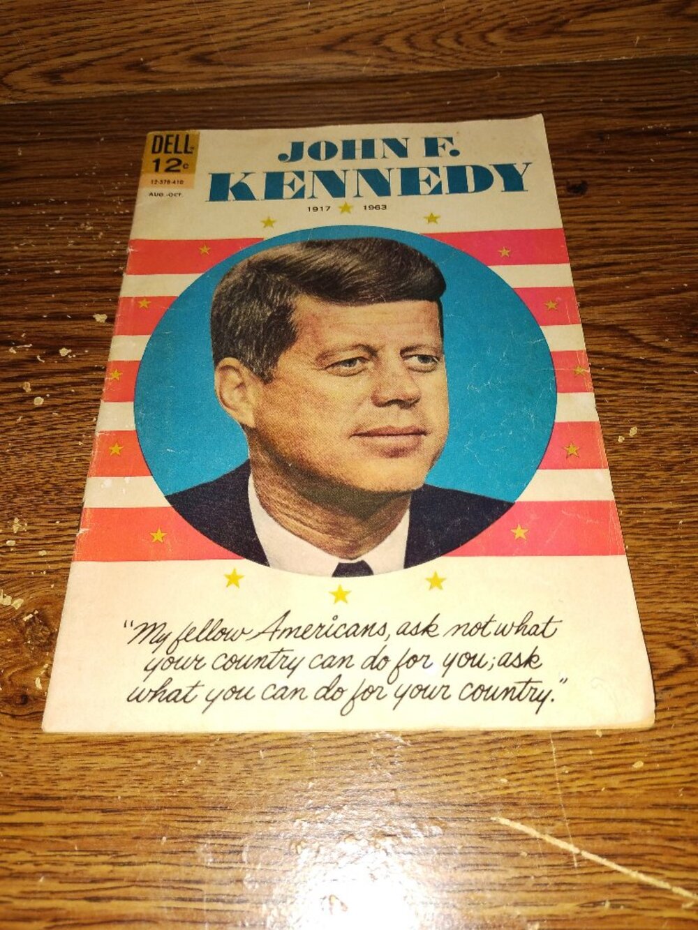 John F. Kennedy (Historical) (Dell Comics, 1964, Aug to Oct)